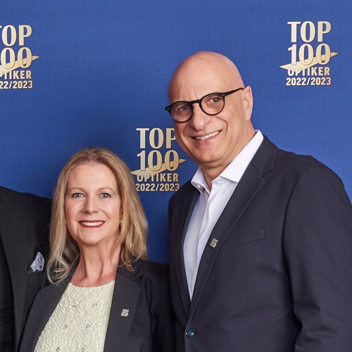 Dagmar und Attila Plaz bei Top 100 Optiker